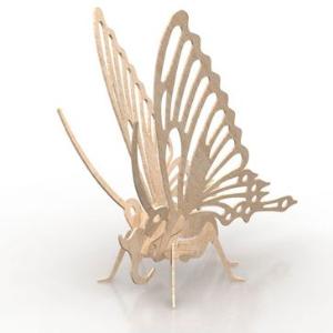  Butterfly 3D puzzle in MDF