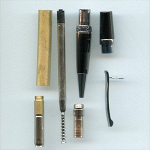  Flat top Sierra pen kits - chrome and gun metal